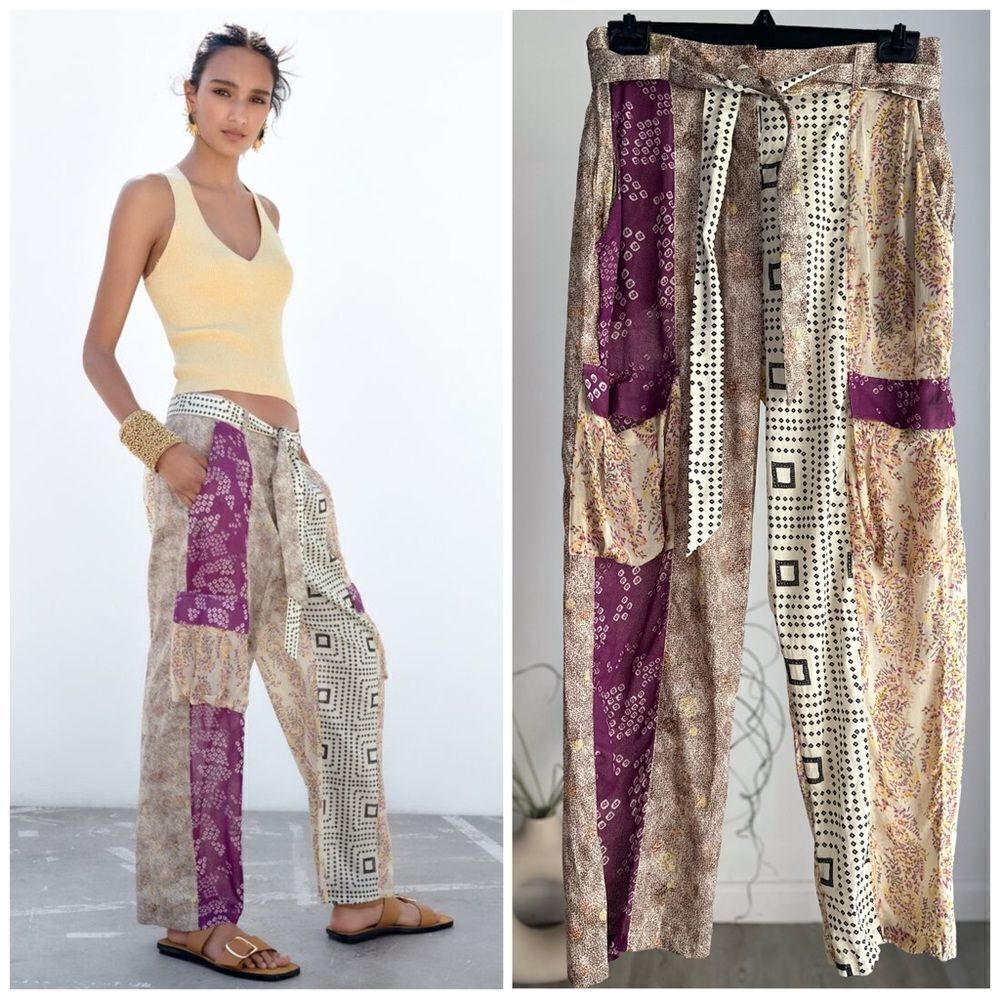 Zarapatchworkpantsnew - image 1